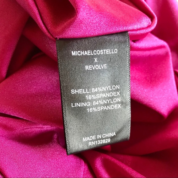 Michael Costello x Revolve Magenta Bradley Dress - Picture 6 of 7